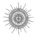 Mahabharat karna sun symbol on antha Asti prarambh test tatto tattoo design idea