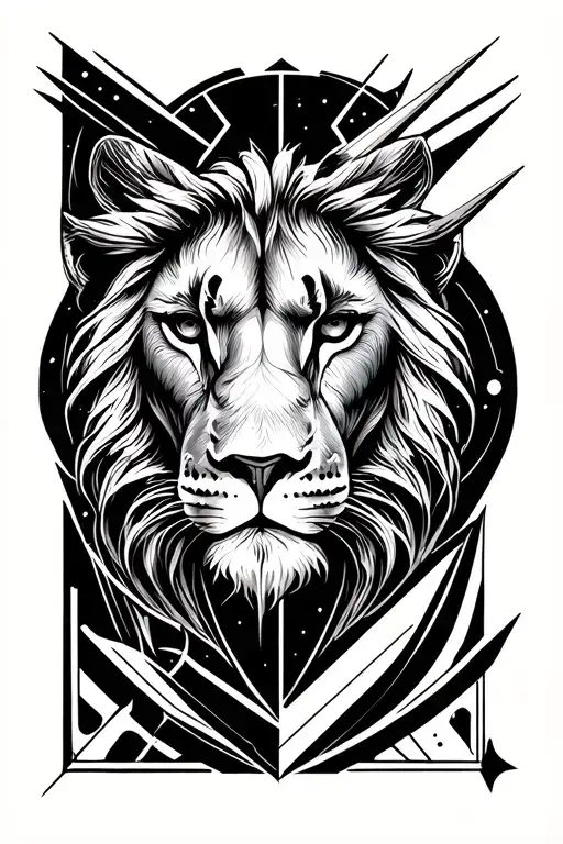 Leo And Sagittarius tattoo design idea