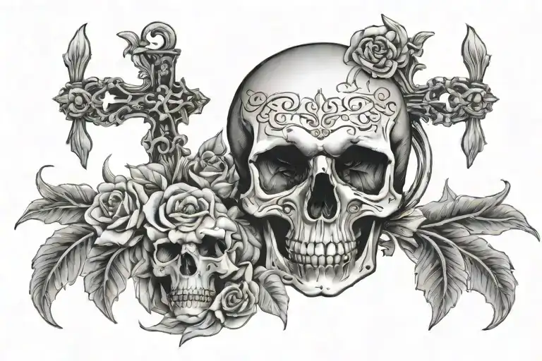 memento mori memento vivere tattoo design idea