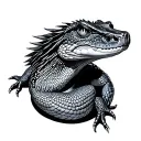 reptile tattoo design idea