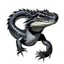 reptile tattoo design idea