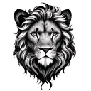 Leo Virgo tattoo design idea