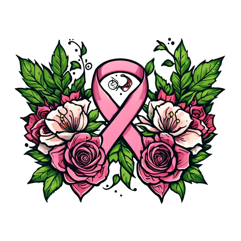 Breast Cancer tattoo design idea