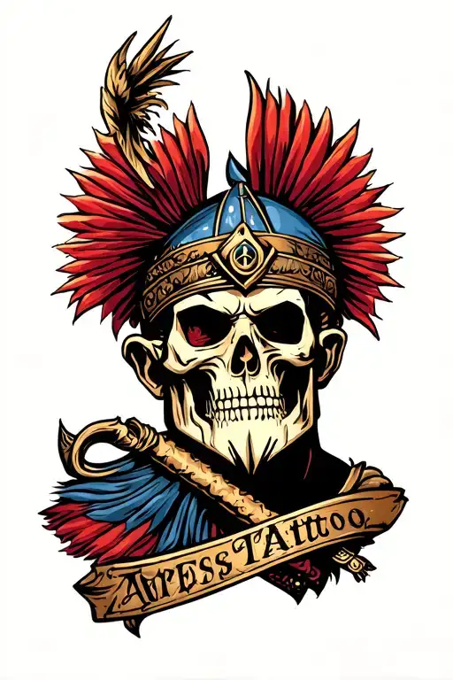 Ares tattoo design idea