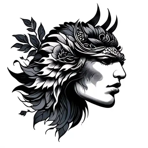 Eastern tattoo design idea