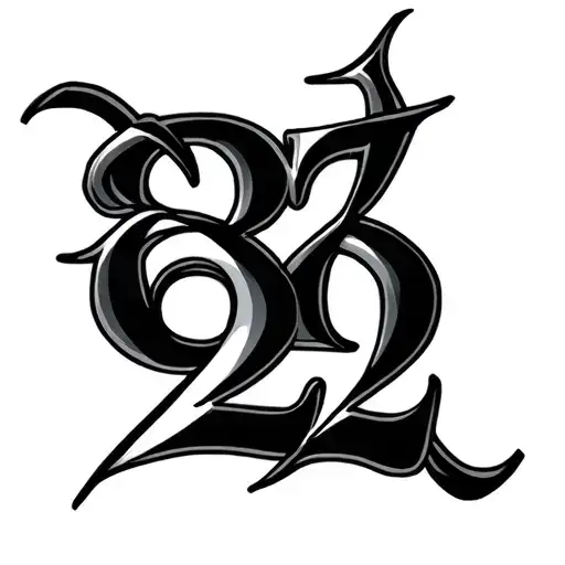 2022 Roman Numerals tattoo design idea