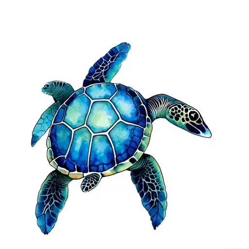 sea Turtle tattoo design idea