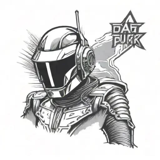 daft punk tattoo design idea