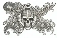 air force sleeve design tattoo design idea