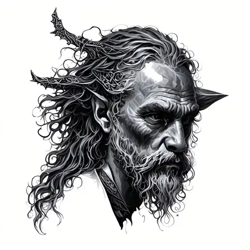 Tolkien tattoo design idea