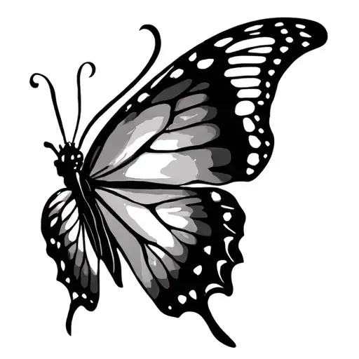 combined Leo And Libra Sign into butterfly shape for bff tattoo design idea