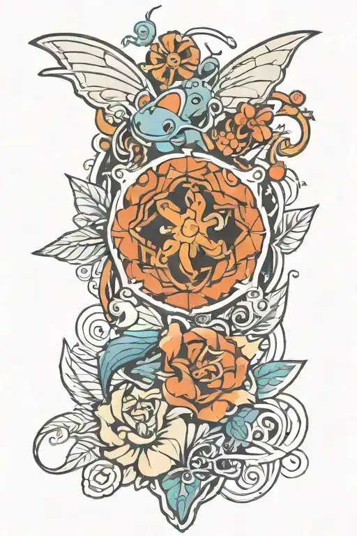 stich tattoo design idea