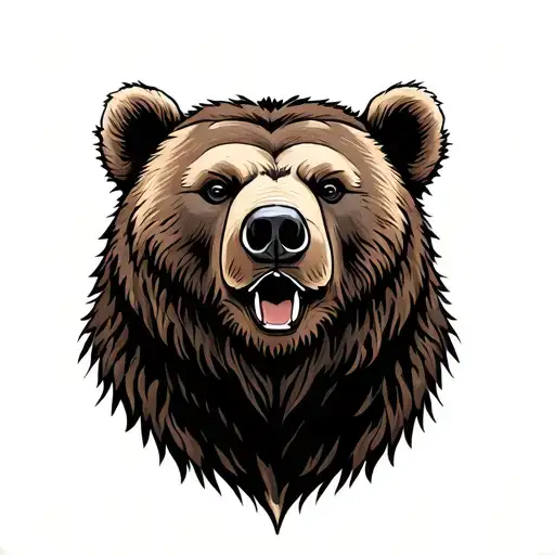 Brother bear tattoo design idea
