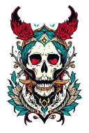 Boredom symbol tattoo design idea