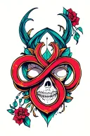 Boredom symbol tattoo design idea