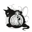 fear and madness tattoo design idea