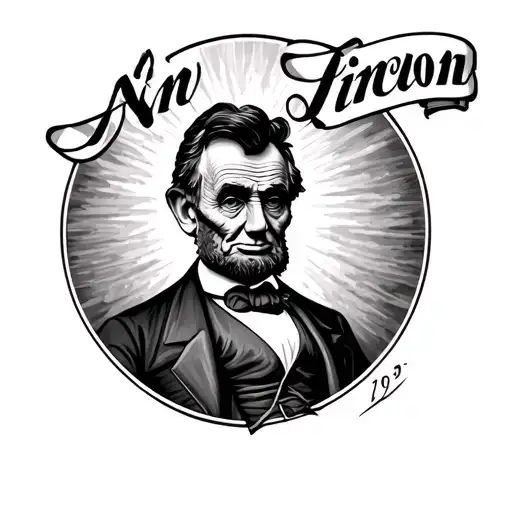 name Lincoln tattoo design idea