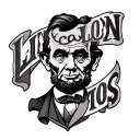 name Lincoln tattoo design idea