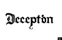 "Deception" tattoo design idea