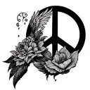 If you want peace with the Parabellum " tattoo design idea