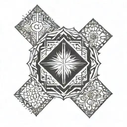 yukon and kerala sunset beach tattoo design idea