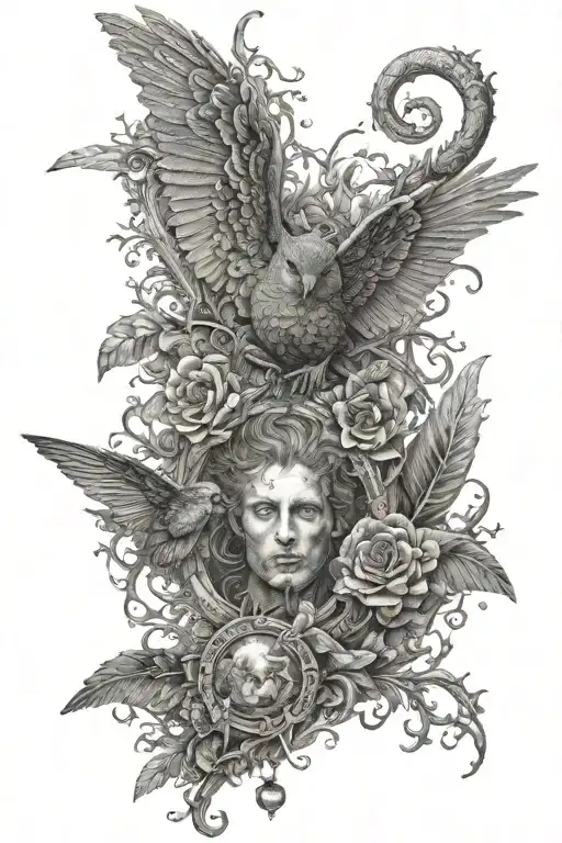 gustave dore arts inspired tattoo featuring tattoo design idea