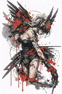 valkyrie tattoo design idea