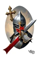 knights Templar  tattoo design idea