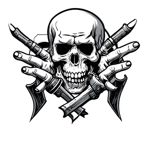 Master Of Puppets tattoo design idea