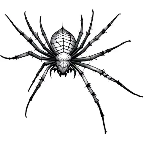 Filler Spider Webs tattoo design idea