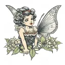 pixie for my grandma tattoo design idea