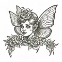 pixie for my grandma tattoo design idea