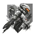 Mass Effect tattoo design idea