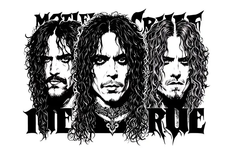 Motley Crue tattoo design idea