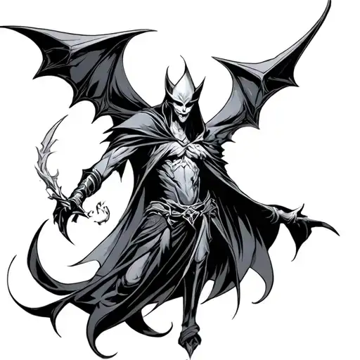 Dark Magican Yu Gi Oh tattoo design idea