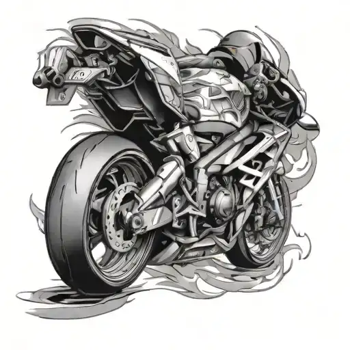 Gsxr Memorial tattoo for Brother tattoo design idea