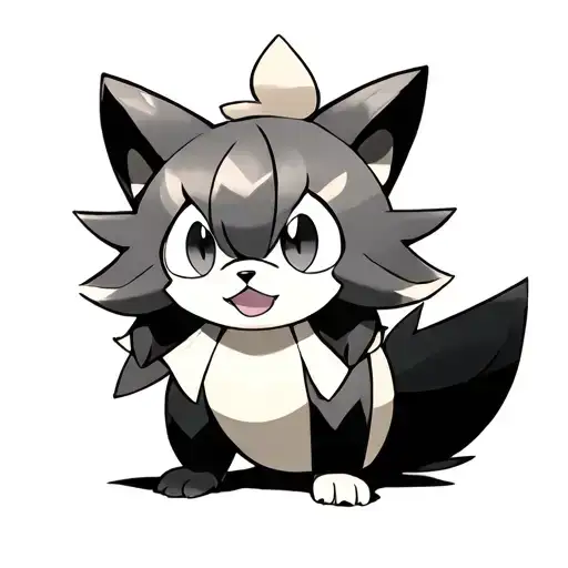 Pokemon Growlithe and veninat tattoo design idea