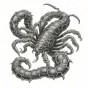 SCORPION tattoo design idea