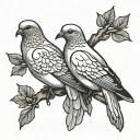 3 Doves tattoo design idea