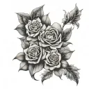 Victoria X Jacqueline tattoo design idea