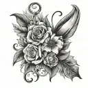 Victoria X Jacqueline tattoo design idea