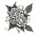 Victoria X Jacqueline tattoo design idea