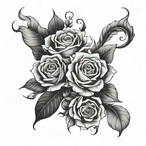Victoria X Jacqueline tattoo design idea