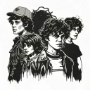 stranger things tattoo design idea