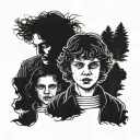 stranger things tattoo design idea