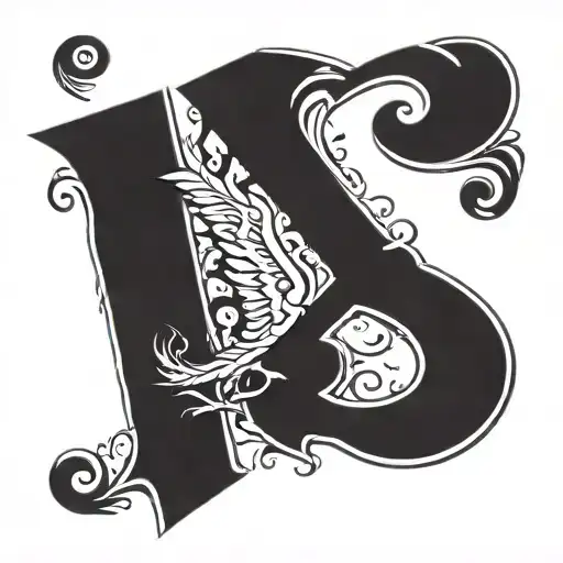 Make a tattoo image of the number 1911 vertically tattoo design idea