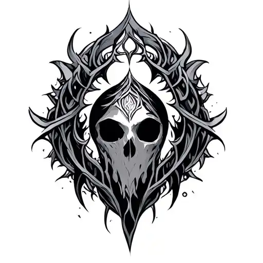 Elden Ring Maliketh tattoo design idea