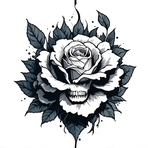 Oil tattoo design idea