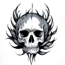 Oil tattoo design idea