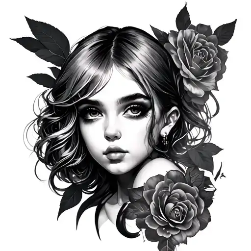 Femboy tattoo design idea